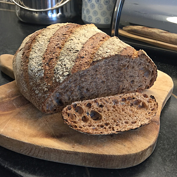 Seylou's spelt and emmer loaf.