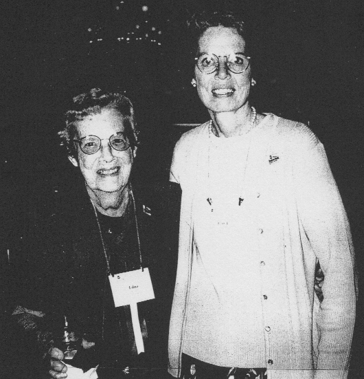 Edna Holmgren and her daughter Lois Long