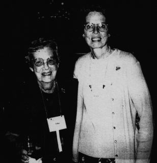 Edna Holmgren and her daughter Lois Long
