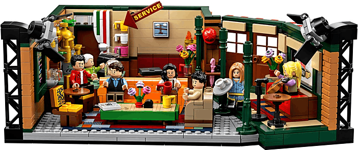 Lego model of Central Perk set of Friends