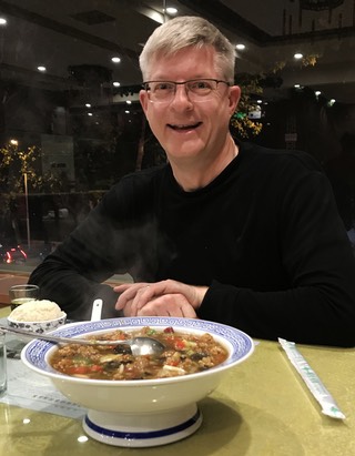 Brian Dott researching chillies in China