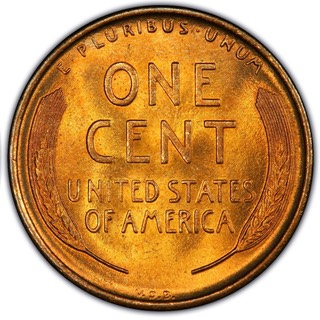 Obverse of Lincoln wheat penny 1909
